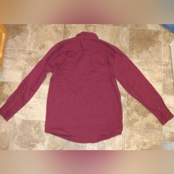 Men's Wrangler Flex For Comfort Button Down Dress Shirt Size Small - Picture 5 of 7